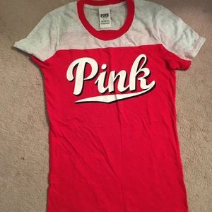 pink victoria secret t-shirt